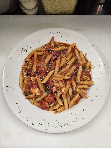 Pasta entrée at Villa Capri II